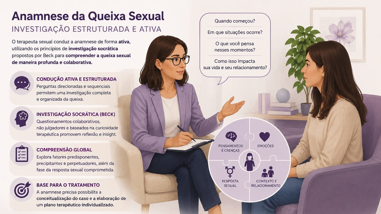 Anamnese estruturada para identifica a queixa sexual